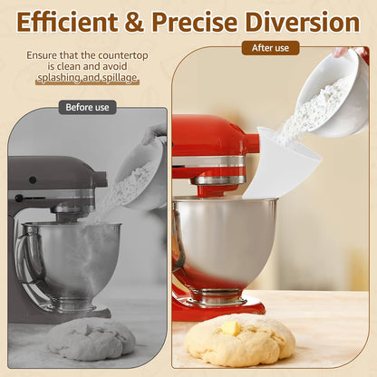 Flour Funnel for Tilt-Head Stand Mixers
