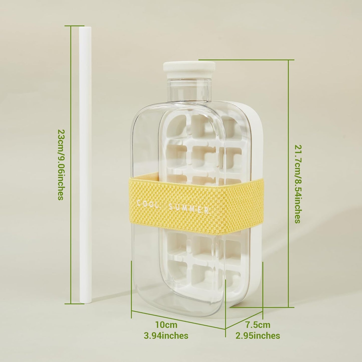 2-in-1 Refreshing Ice Cube Tray - Portable Cup