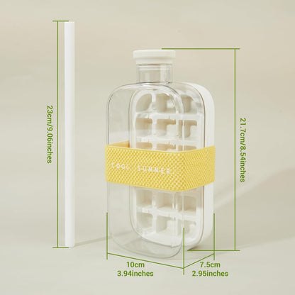 2-in-1 Refreshing Ice Cube Tray - Portable Cup
