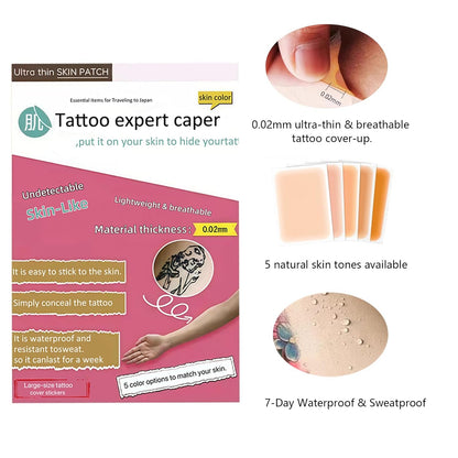 Tattoo Cover Up Patch Ideal for Japan Travel