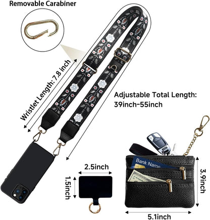 Clip and Go Strap for Phone with Wallet