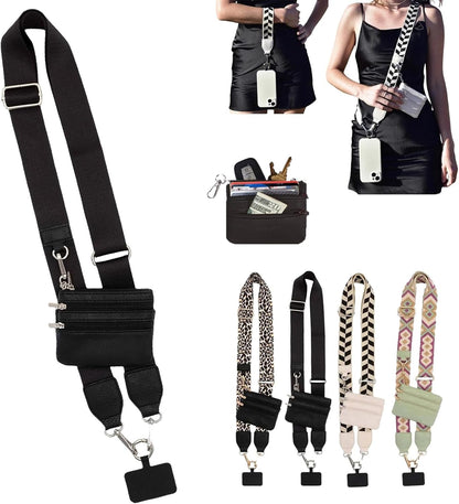 Clip and Go Strap for Phone with Wallet
