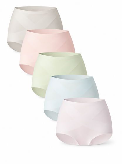 5-Pack Seamless High Waist Underwear for Women