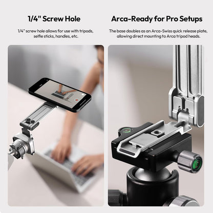 MagLock 5-in-1 Magnetic MagSafe Carabiner Phone Stand
