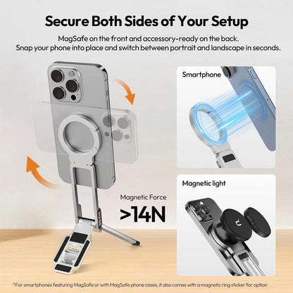 MagLock 5-in-1 Magnetic MagSafe Carabiner Phone Stand