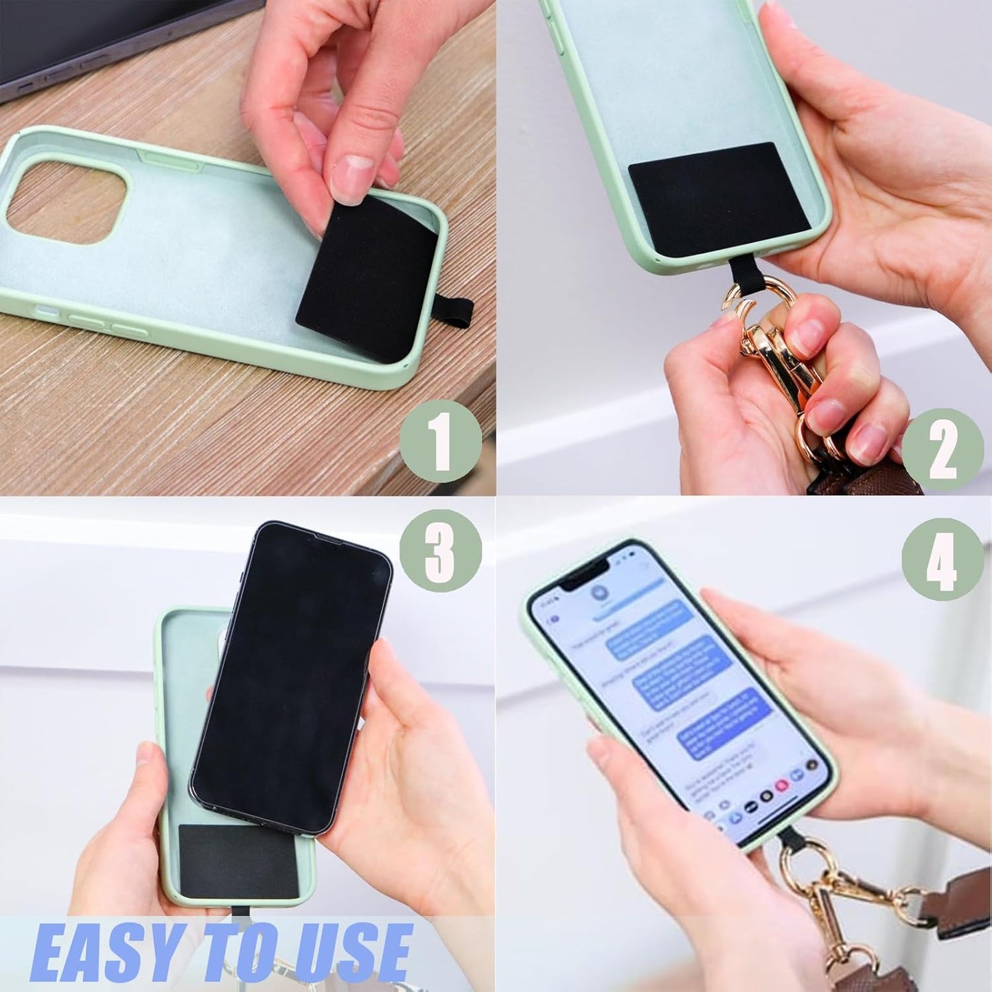 Clip and Go Strap for Phone with Wallet