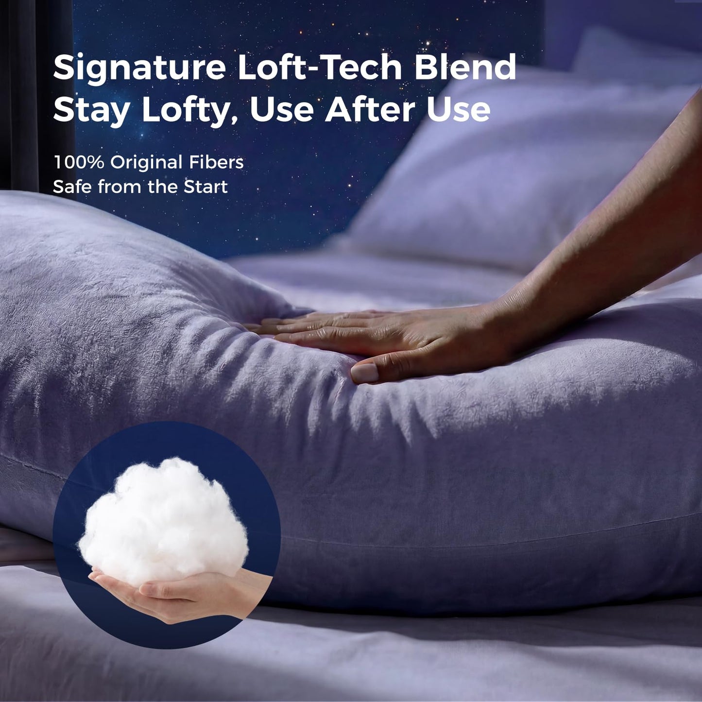 Ergonomic Long-Distance Driving Body Pillow – Lumbar & Back Pressure Relief Support for RV Travel & Road Trips