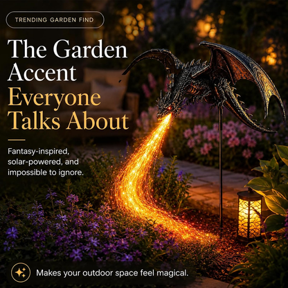 Dragon Flame Solar Garden Lights