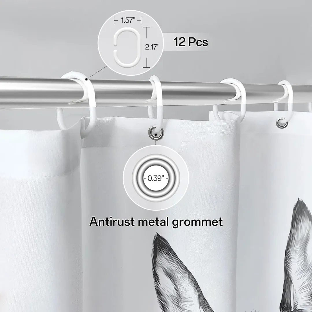 Funny Donkey Shower Curtain