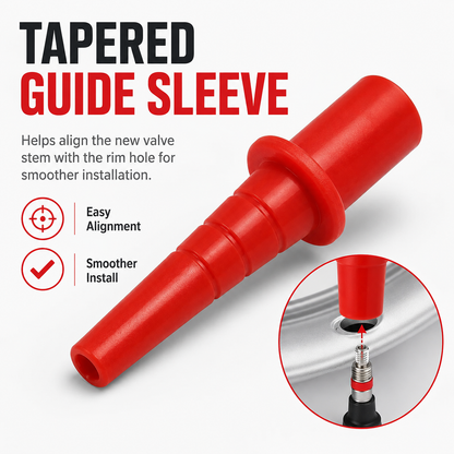 13-piece tire valve stem quick replacement tool kit