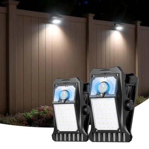 Solar Clip-On Motion Sensor Light – 45 LED Waterproof Outdoor Security Lamp with 4 Lighting Modes
