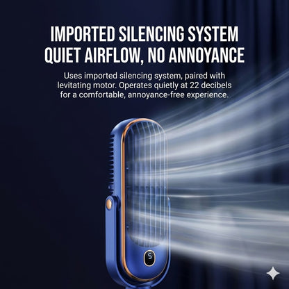 Set of 2 Portable Rechargeable 10\" Fan with 720° Oscillation & Whisper-Quiet Turbo Airflow