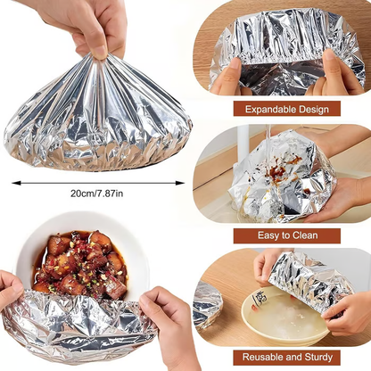 Reusable Aluminum Foil Food Insulation Cover