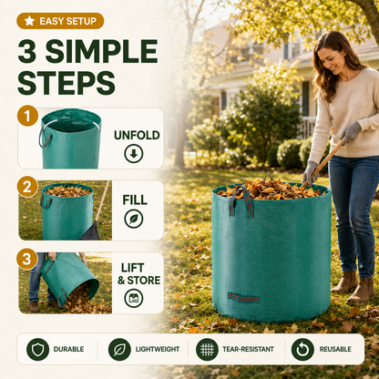 Heavy-Duty Lawn &amp; Garden Leaf Bag
