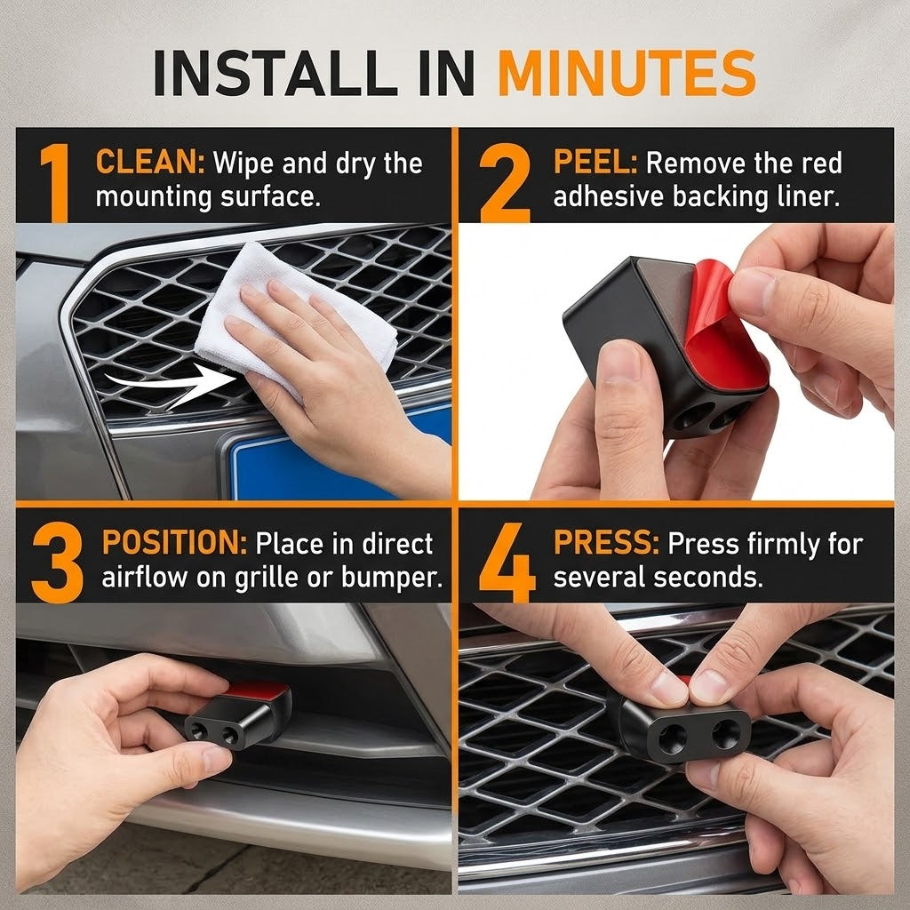 Car Deer Whistles for Low-Profile Wildlife Alerting