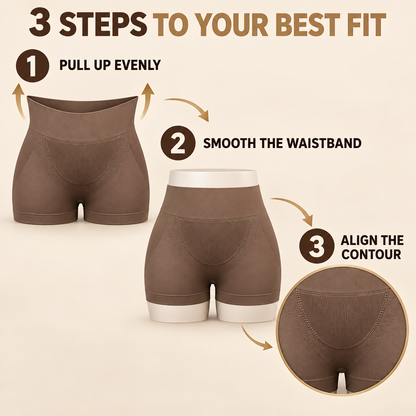 Women’s Seamless High-Waist Shaping Shorts with Butt Lift Support
