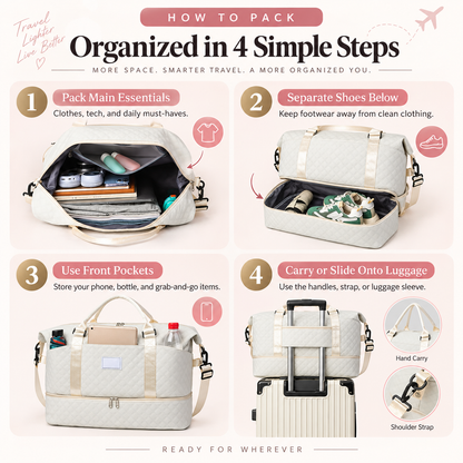 2-Piece Travel Bag Set – Pack More, Travel Smarter