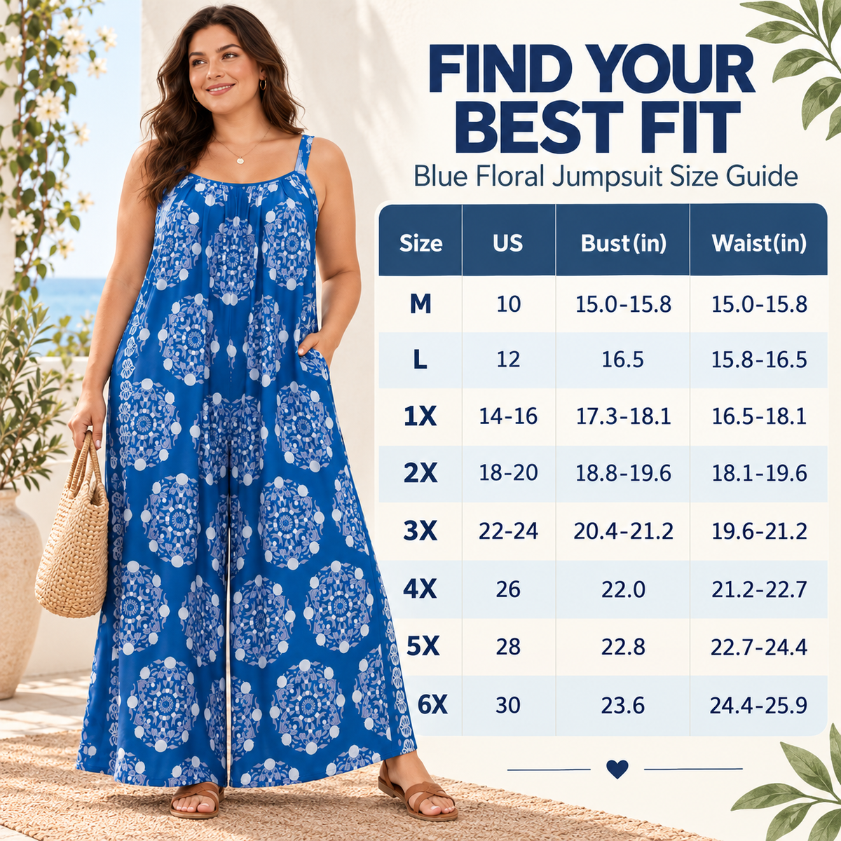 Women’s Plus Size Bohemian Spandex Overalls – Flowy Comfort, Effortless Style