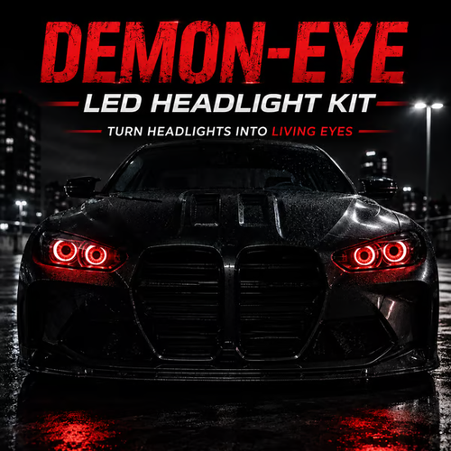 Demon Eye RGB LED Headlight Kit with 33+ Color Modes