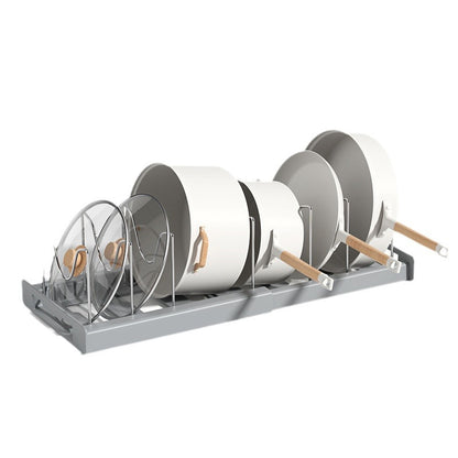 Expandable Pot Lid & Pan Organizer Rack