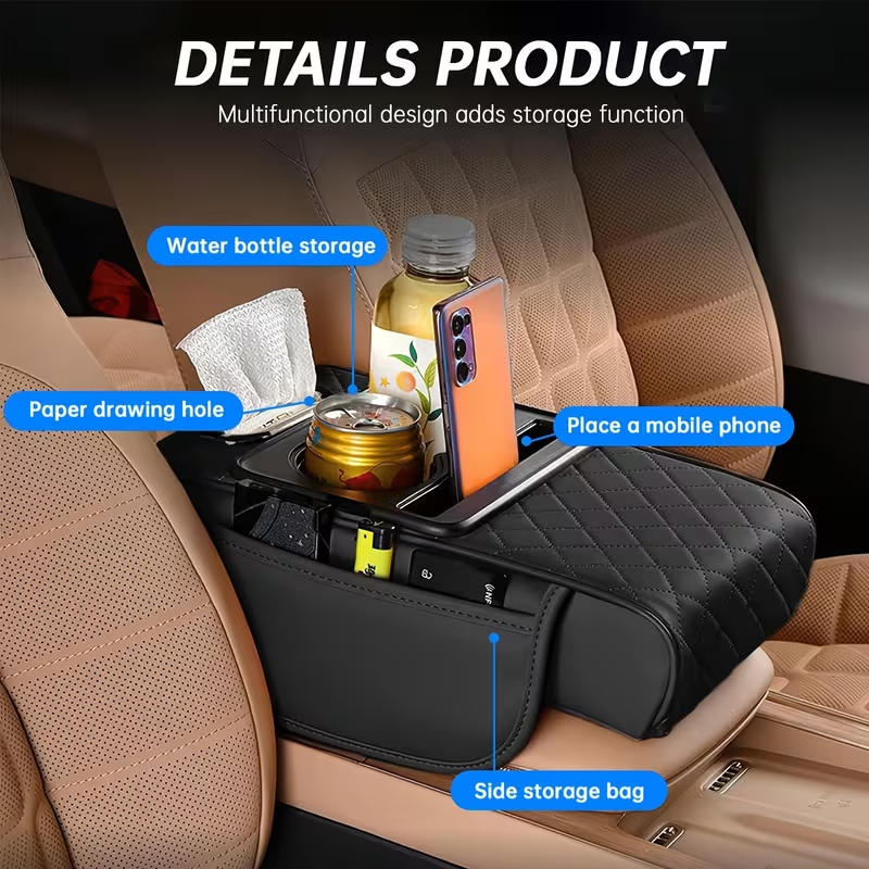🚗Multifunctional 4-in-1 Car Armrest Storage Mat🚗