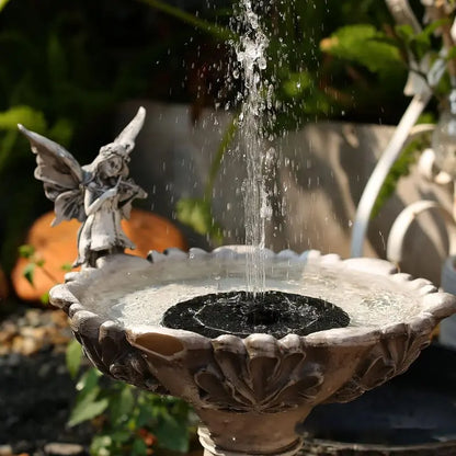 🔥Hot Sale 49% OFF🎁☀️Solar Fountain, Solar Powered Bird Bath Fountain Pump with 4 Nozzles 1.4W Solar Panel Kit Water Pump, Outdoor Watering Submersible Pump for Pond, Pool, Garden, Fish Tank🌊✨