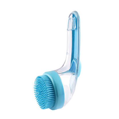 Pet Bath Brush with Shampoo Dispenser – Gentle Grooming & Massage Tool