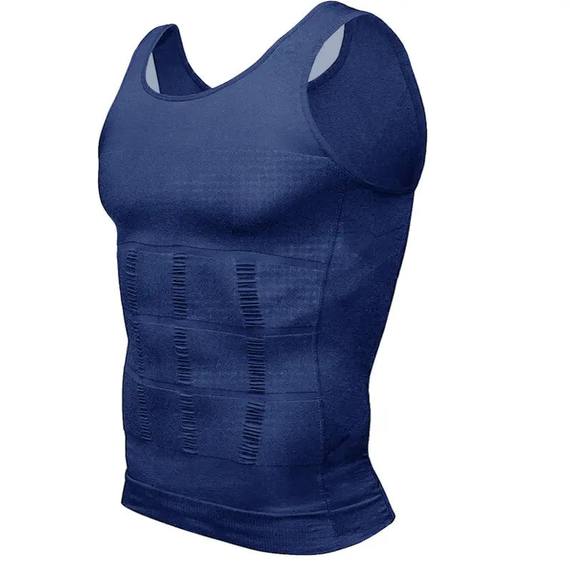 Instant Slimming: Men's Chest & Belly Compression Shaping Vest