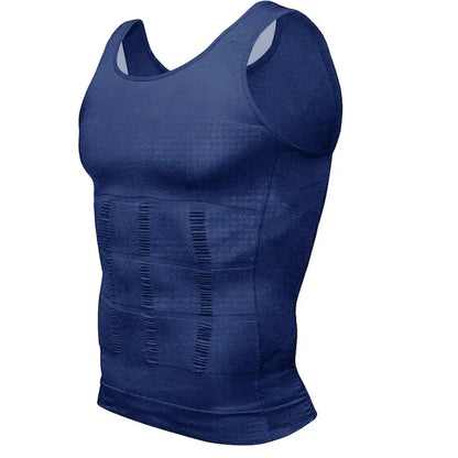 Instant Slimming: Men's Chest & Belly Compression Shaping Vest