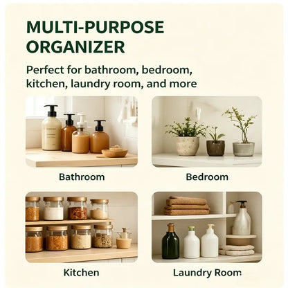 Over the Door Woven Hanging Storage Baskets – Easy-Reach 3-Tier Wall Mounted Cotton Organizer for Decluttering Any Room