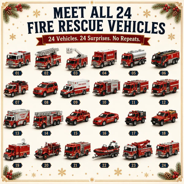 Fire Rescue 24-Day Advent Calendar