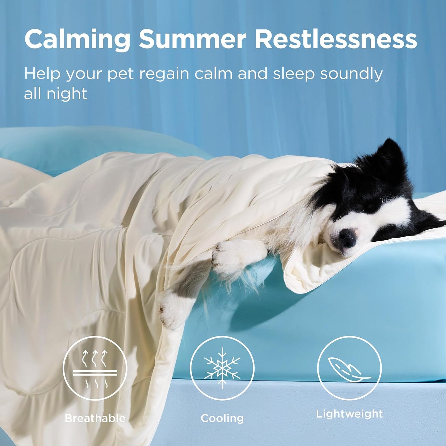 Premium Dual-Sided Cooling Pet Blanket – Orthopedic Joint Relief & Washable Sofa Shield