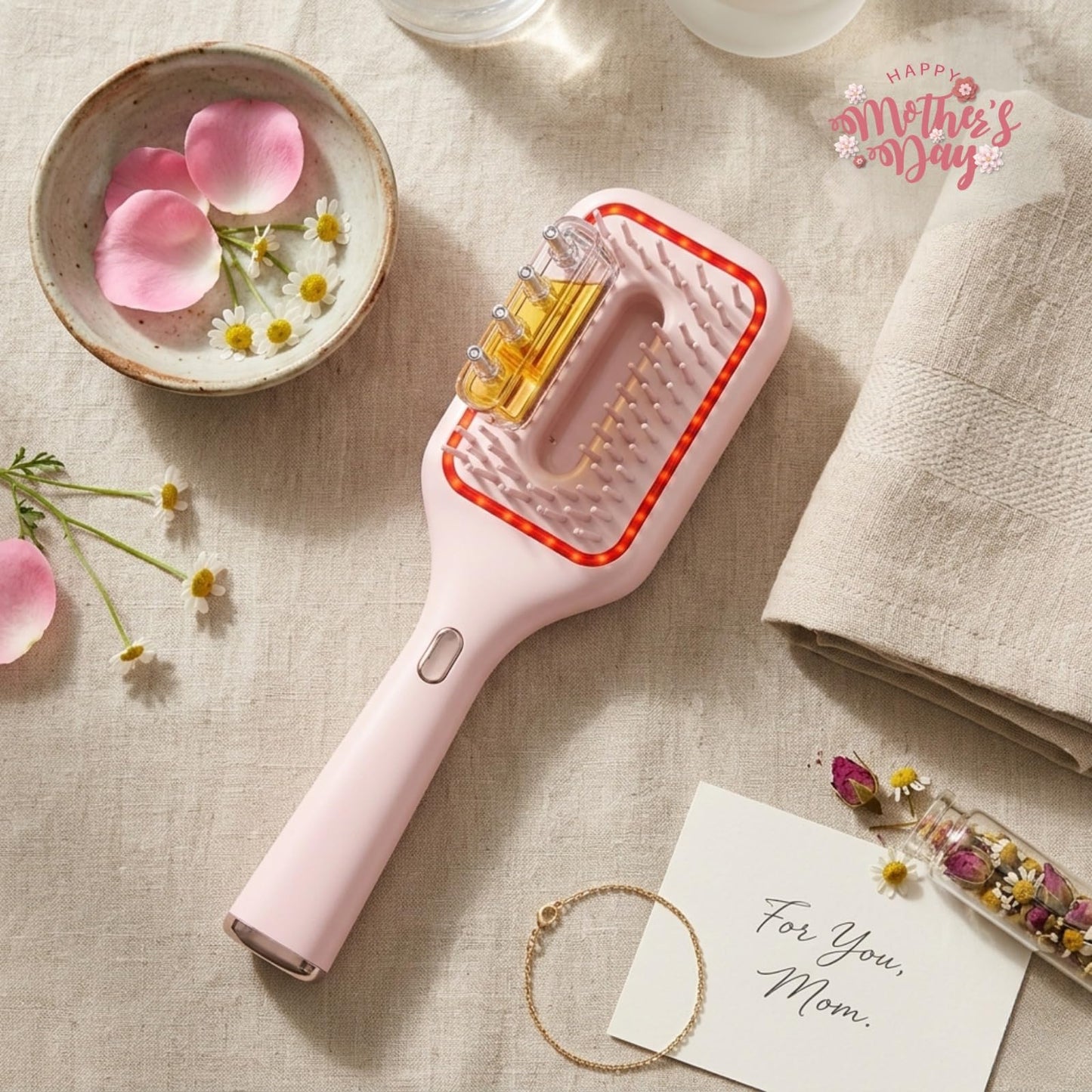 Red Light Scalp Care &amp; Oil Applicator Brush