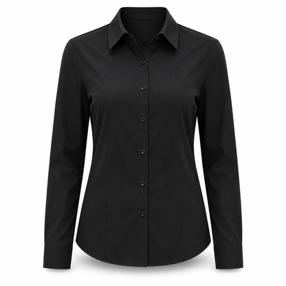 Women's Classic Fit Stretch Button-Down Shirt
