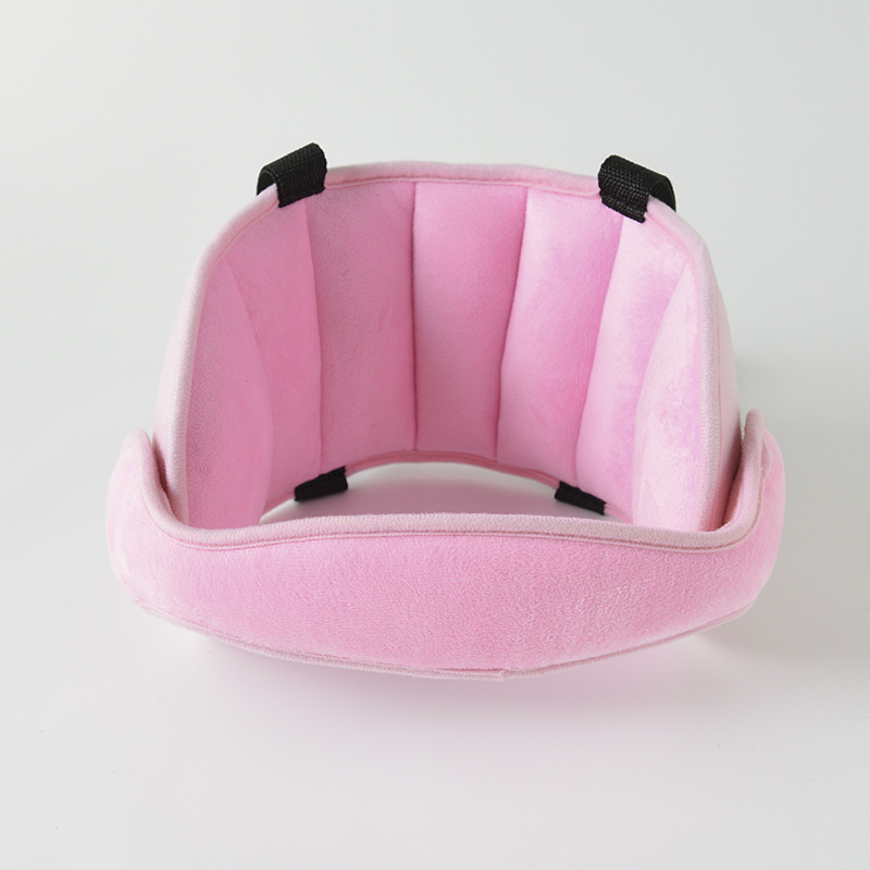 Child car seat headrest sleep support belt