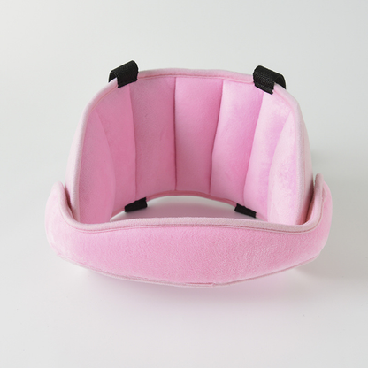 Child car seat headrest sleep support belt