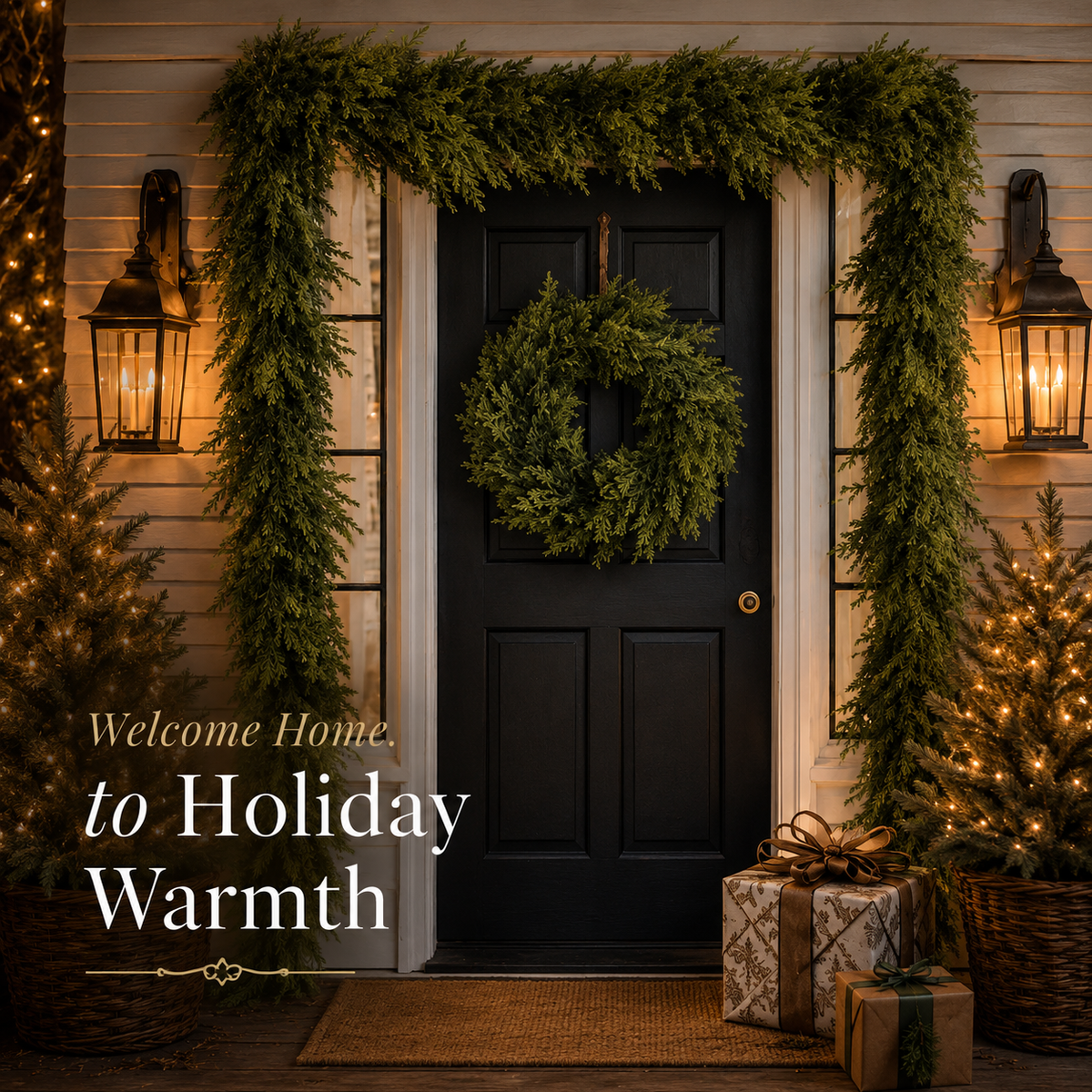 6FT Lush Artificial Cedar Garland – 120-Tip Christmas Greenery Decor