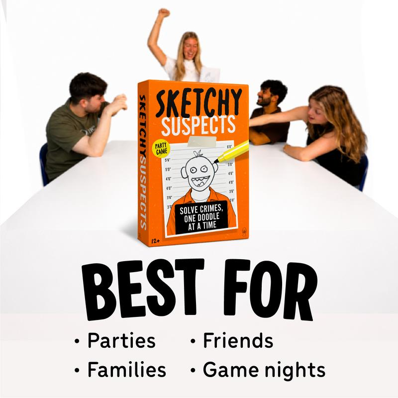 Hilarious Police Sketch Party Game - Draw the Criminal Based on Terrible Descriptions