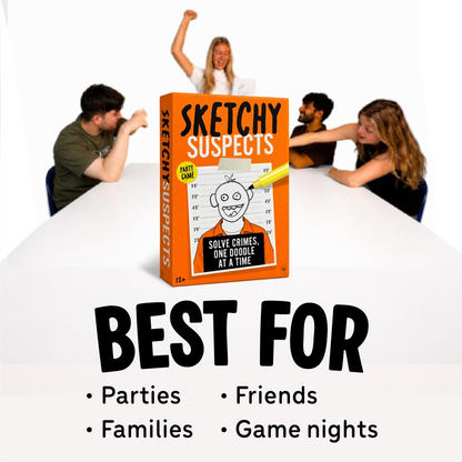 Hilarious Police Sketch Party Game - Draw the Criminal Based on Terrible Descriptions