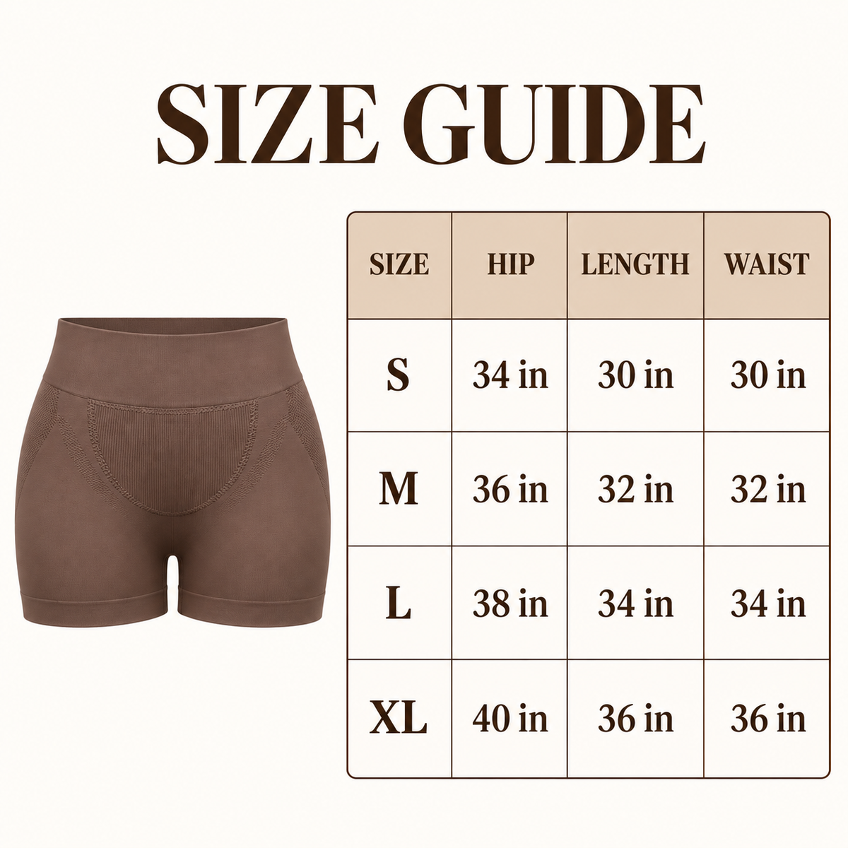 Women’s Seamless High-Waist Shaping Shorts with Butt Lift Support