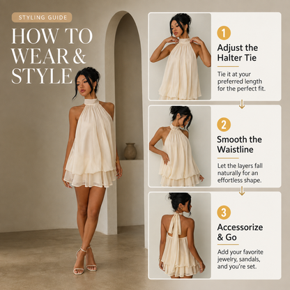 Backless Halter Casual Jumpsuit