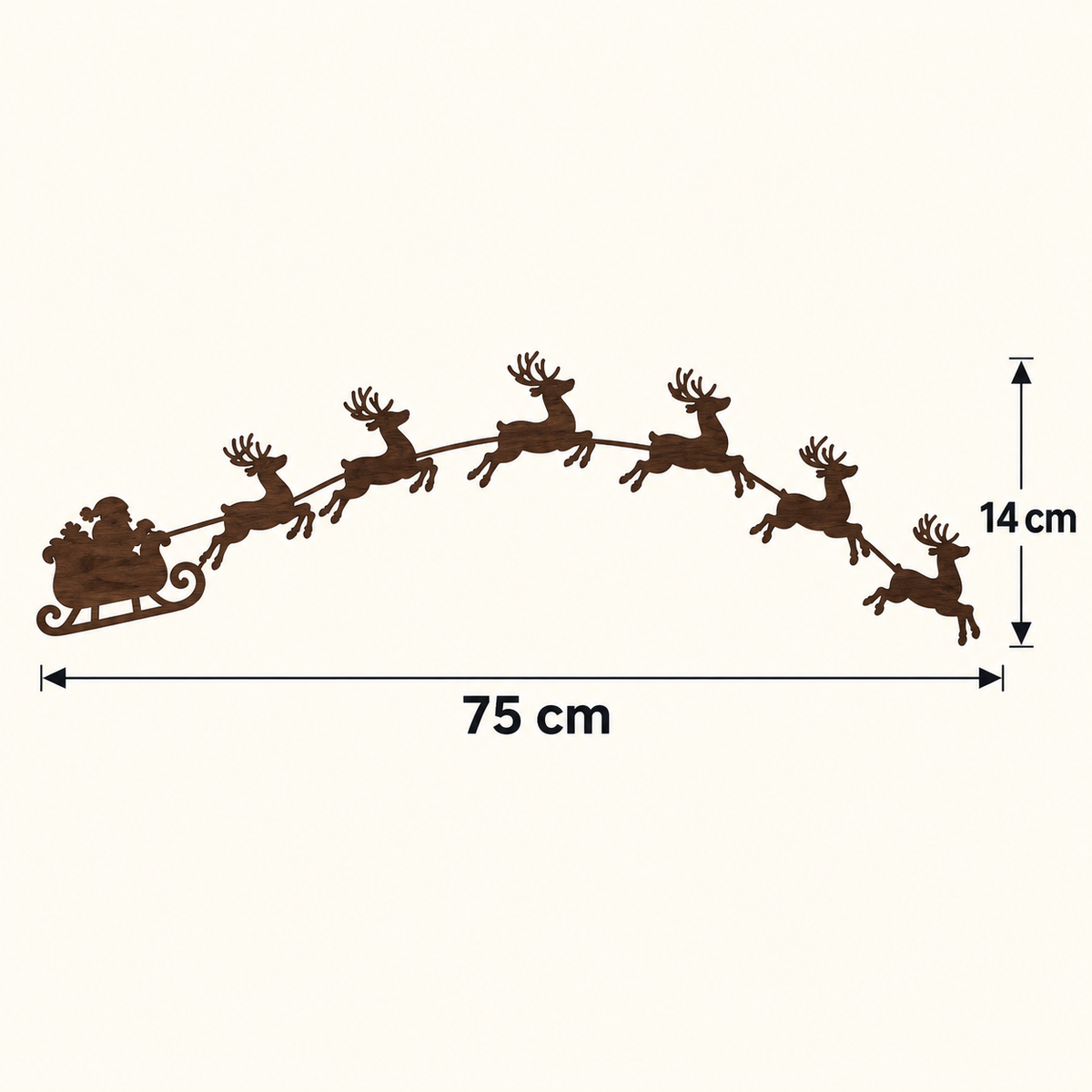 Christmas Reindeer LED Wall Decor