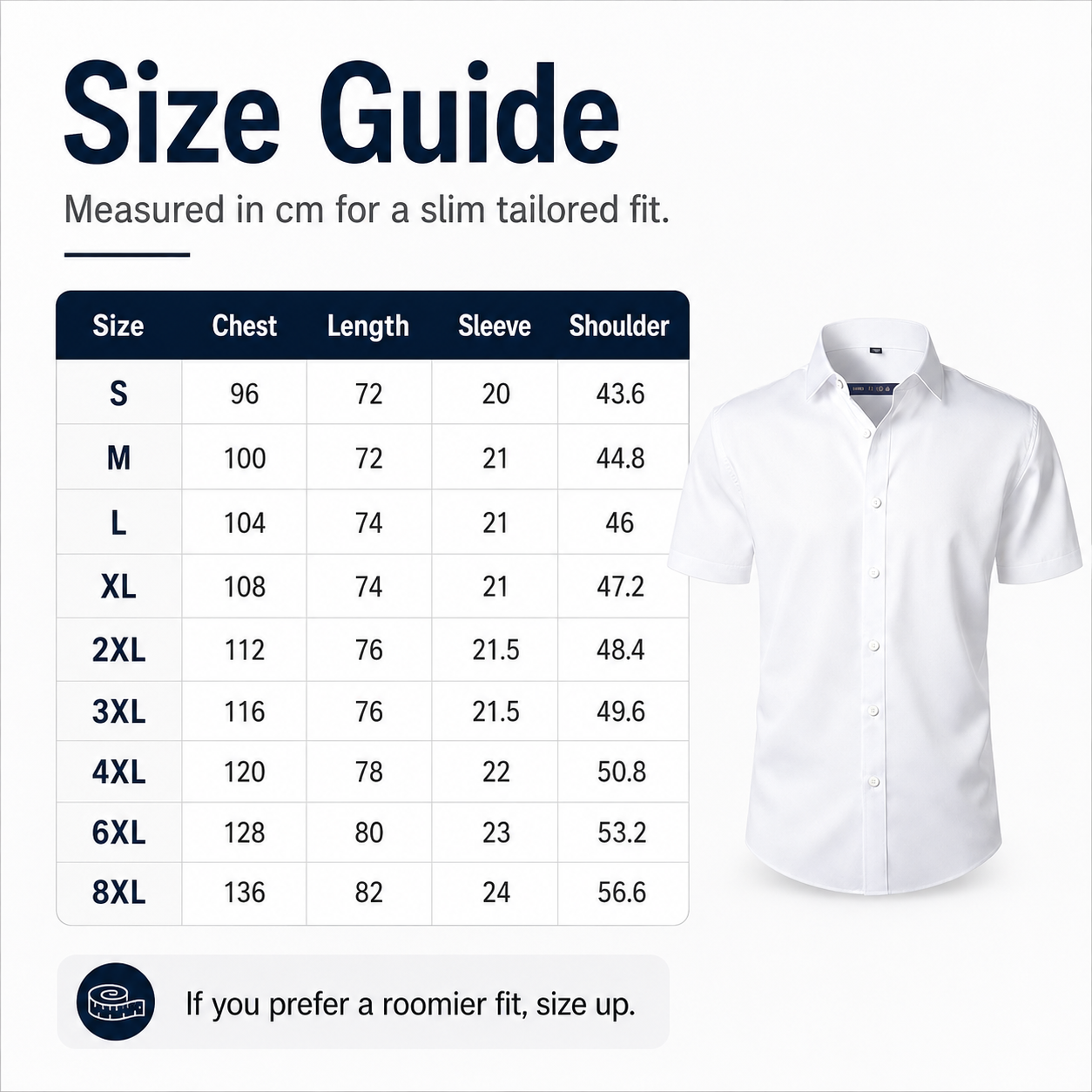 Men's 4-Way Ultra-Stretch Short Sleeve Dress Shirt