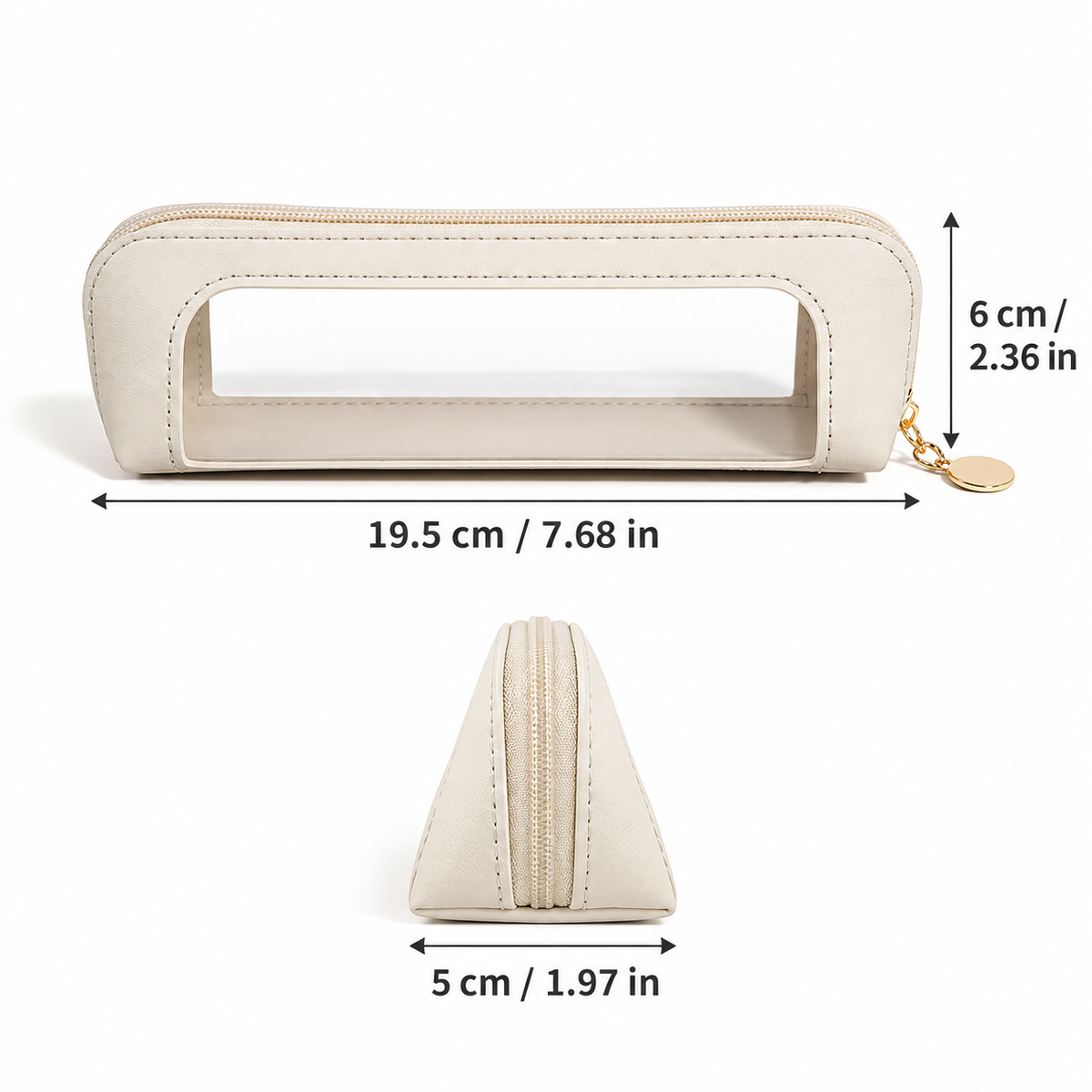 💄Multifunctional Portable Makeup Brush and Cosmetic Zippered Organizer Bag💄