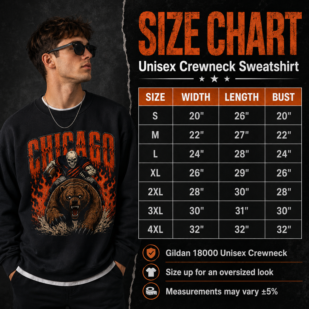 Vintage Football Graphic Crewneck Sweatshirt