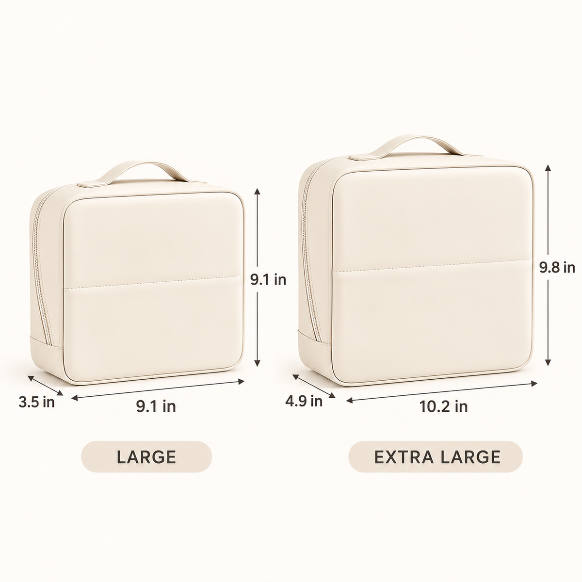 Stand-Up Travel Makeup Organizer Bag – Large Capacity Vanity Case