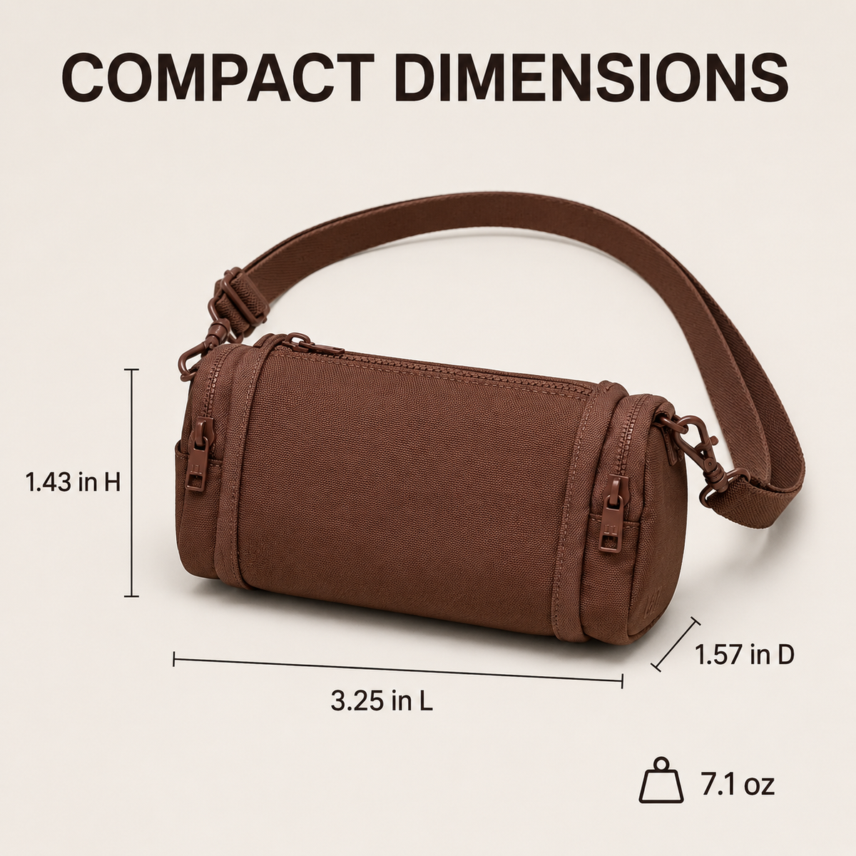Expandable Mini Crossbody Bag with Adjustable Strap for Daily Essentials