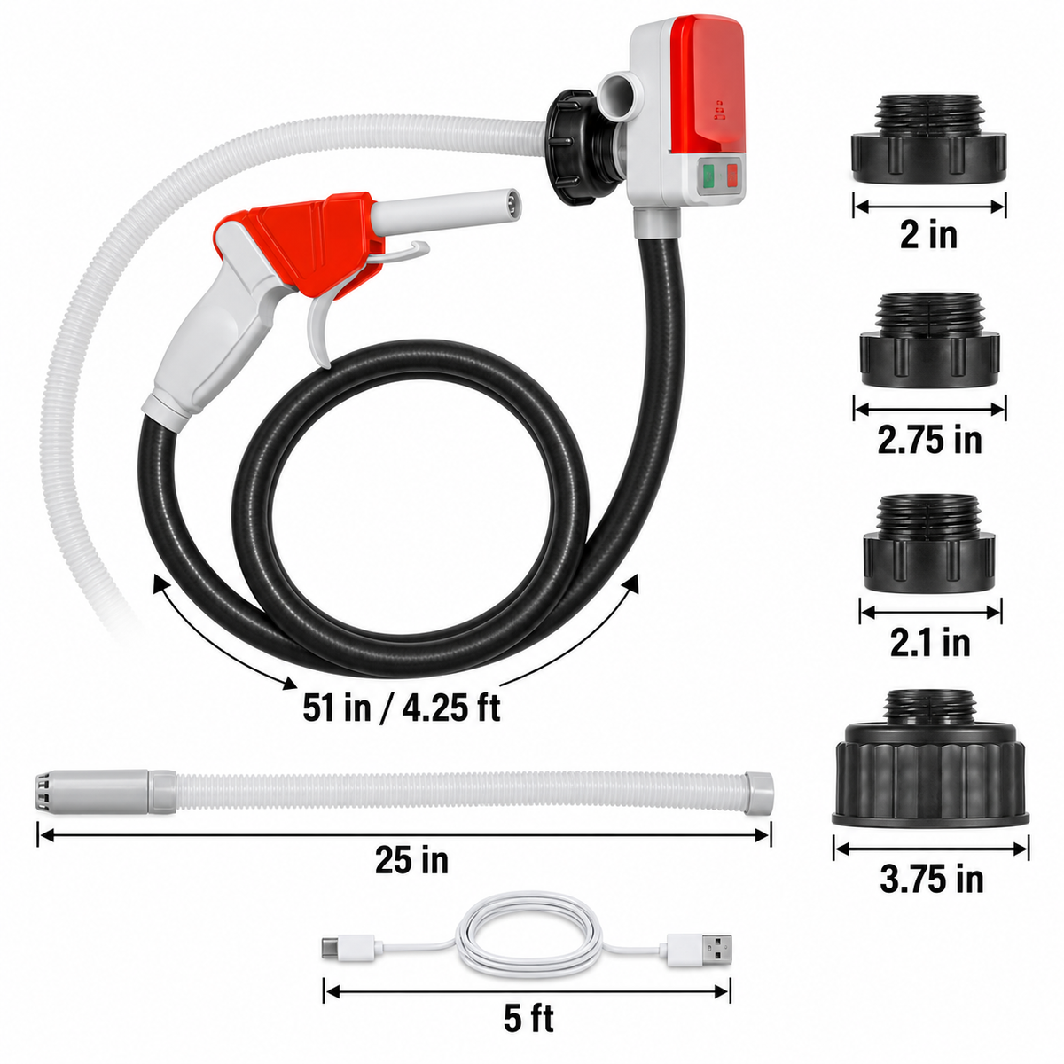 Automatic Fuel Transfer Pump with Auto-Stop Sensor