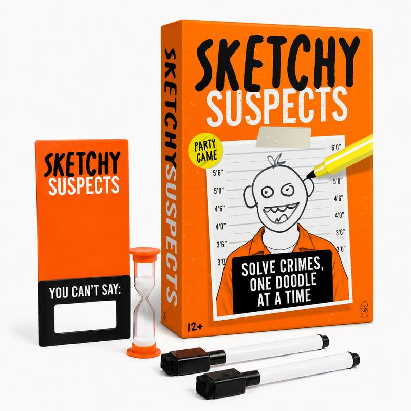 Hilarious Police Sketch Party Game - Draw the Criminal Based on Terrible Descriptions