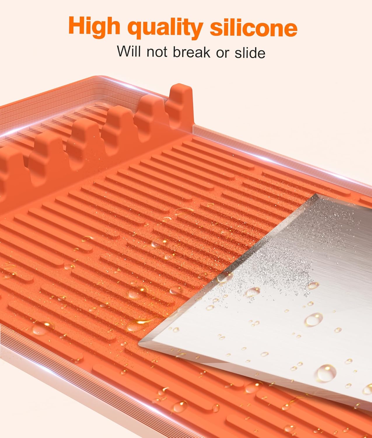 🌞Summer Sale 49% OFF🍖Silicone BBQ Side Shelf Mat — Keep Tools Clean & Close